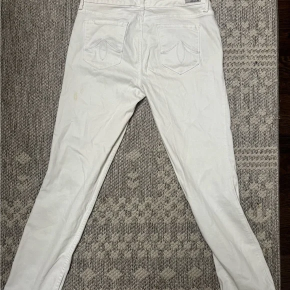 Anthropologie Level 99 White Skinny Jeans - Picture 5 of 9